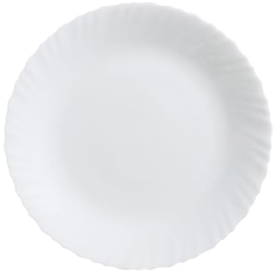 Best House Opalware Dinner Plates, 10.5/26.5 cm, Set of 6, White