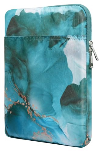 TiMOVO 9-11 Tablet-Schutztasche, Pfauenblau | Passend für iPad 11 A16 2025 / 10,9/10,2 / Air 11 5./4. Gen / Galaxy Tab A9+/A11 Plus 11, für Smart Keyboard