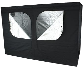 Tienda de campaña para cultivo, 300 x 150 x 200 cm, color negro, para asociaciones de cultivo, clubes sociales