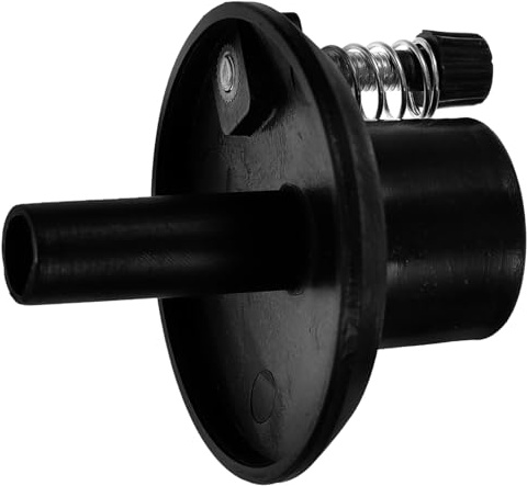 Hi Hat Beckenständer Basis aus Abs, Schwarz, für Schlagzeug | Beckenständerteil mit Stütze, Einfache Montage, Passendes Zubehör für Cymbal und Drum Bausatz