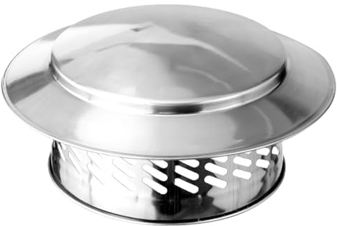 Kaminkappe, Kamin, Kamin, aus Edelstahl, Abdeckung, Lüftungsabdeckung, Kamin, Regenhut für rundes Dach, für Kamin oder Räucherwerk, Ofen, Außenrohr