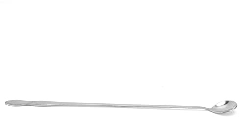 Cloimei Profi Edelstahl Rührlöffel Langer Griff Rührlöffel für Küche Backen Kochen Langlebig Rostbeständig Galvanisiertes Geschirr Utensilien 31cm
