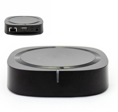 Streamer di rete musicale USB, dispositivo di riproduzione multimediale in streaming, con porta USB e chiave di ripristino, compatibile con più formati audio, dimensioni compatte, per chiavetta USB