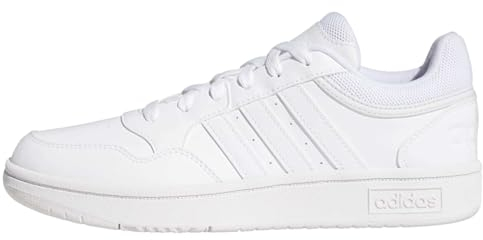 adidas Damen Hoops 3.0 Low Classic Shoes, Cloud White / Cloud White / Dash Grey, 38 EU