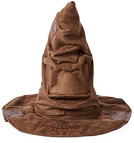Harry Potter-Wizarding World - Harry Potter - Zauberhut - Interaktiver sprechender Zauberhut - mit Bewegungen und 15 verschiedenen Sätzen in 2 Sprachen - 6063719 - Spielzeug für Kinder ab 5 Jahren +