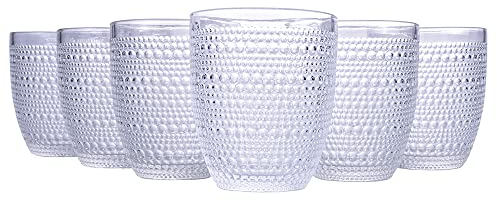 Galileo Casa Set 6 bicchieri acqua 325 ml in vetro lavorato, Roma