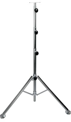 BOXTEC Multifunktionales Teleskopstativ für Baustrahler, stabiles standfestes Stativ für Fluter höhenverstellbar bis 3,5 Meter, hochwertige Verzinkung