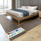 KARAT Tappeto per letto - Set di 3 pezzi - Moderna cornice per letto in Marrone - Tappeto per camera da letto e soggiorno - Soffice tappeto Geneva (L: 67 cm | L: 1 x 250 cm + 2 x 140 cm)