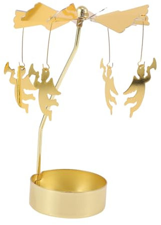 TOPBATHY 2 STK Hot Swivel Kerzenhalter Hochzeitsdekoration kerzenständer Weihnachten Engel-Kerzenhalter Drehbarer Retro Tischfeuerstelle Party- Tisch-Kerzenständer