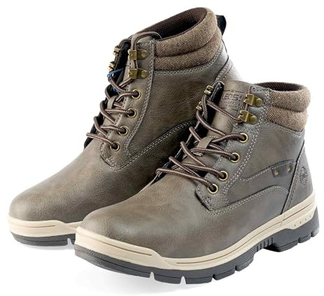 Uomo Stivaletti Sportive Running Scarpe Casual Sneakers Scarpe da Corsa Ginnastica Casual Scarpe Confortevoli Per Passeggiate Casual Scarpe Casual Biker Scarpe MU9555-9 (TAUP,42)