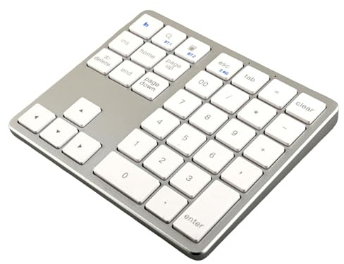 Tastiera Wireless Portatile - Pad Digitale Slim, Layout Numero Compatto