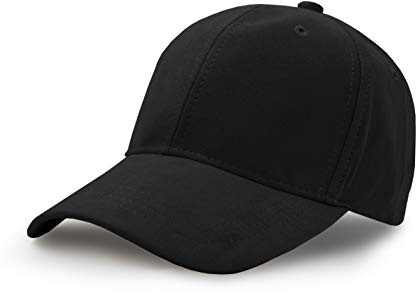 UltraKey Berretto da Baseball in Pelle Scamosciata, Berretto da Baseball Unisex in Finta Pelle Scamosciata Classico Regolabile Nero