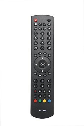 Vinabty Telecomando TV RC1912 RC-1912 TV telecomando per modelli specifici Hitachi TV per AIR Altexteletec Arena AYA Brandt Bush Celcus Clayton Continental Edison Digihome