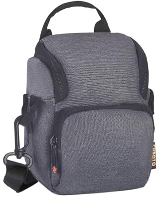 FOSOTO Anti-Shock Camera Cases Shoulder Bags Compatible for Nikon L340 L330 B500 A900,Canon PowerShot SX540 SX430 SX740 M100,Sony A6000 A6300 Olympus TG-6 E-PL8 E-PL9 Compact Waterproof