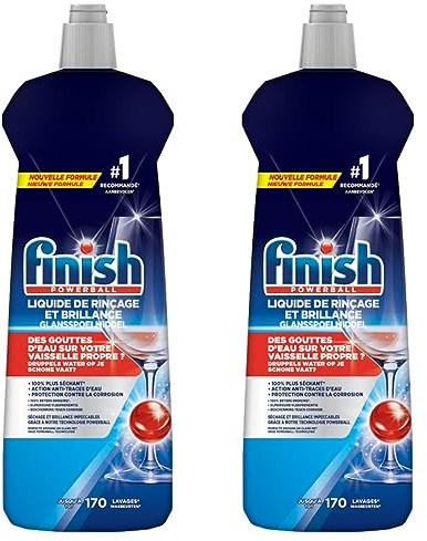 Finish Liquide de Rinçage - Lot de 2 x 800 ml