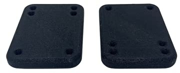 FRESHe Longboard/Skateboard 1/4 inch Premium Riser Shock Pads - Enhanced Riding Quality - Increased Shock Absorption
