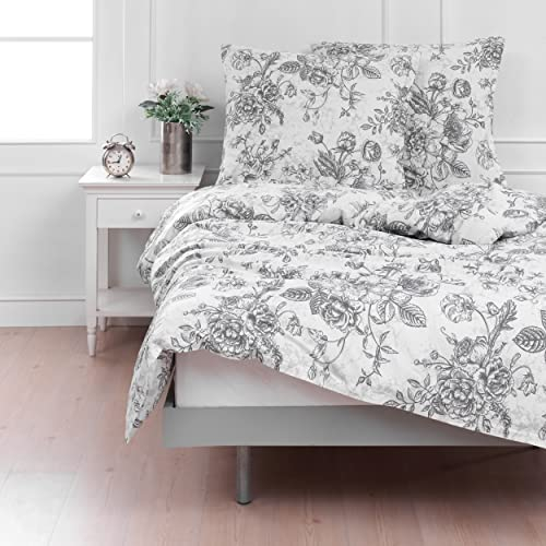 Bettwäsche Bettgarnitur Bettbezug Baumwolle 135x200 155x220 200x200 200x220 Modern