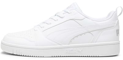 PUMA Unisex Rebound V6 Low Sneaker, Puma Vit cool ljusgrå, 44 EU