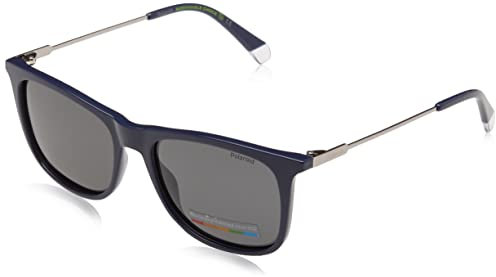 Polaroid Pld 4145/s/x PJP/M9 BLUE Sunglasses Men Acetate, Standard, 55