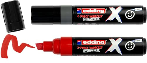 edding 6900 X Multimarker 2er-Set, feine Spitze, ideal für Papier, Karton, Kunststoff, Glas, Metall, DIY und Bürobedarf Yay Grey