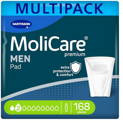 MoliCare premium MEN Pad 2 Tropfen Inkontinenzeinlagen | 12 x 14 St.