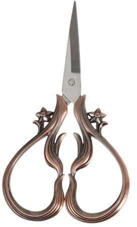 JEWEDECO Tijeras Para Bordar De Inoxidable Tijeras Vintage De Costura De Sastre Resistentes