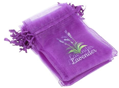 Alipis 20pezzi Sacchetti in Rete Vuoti Per Lavanda Coulisse Piccoli Sacchetti Di Garza Per Imballaggio e Conservazione Bustine in Rete Traspiranti Per Profumi e Piccoli Oggetti