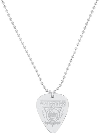 Amor Scorpions by Kette mit Anhänger Edelstahl Unisex Damen Herren Halsschmuck, 50+5 cm, Silber, Kommt in Schmuck Geschenk Box, 2040509