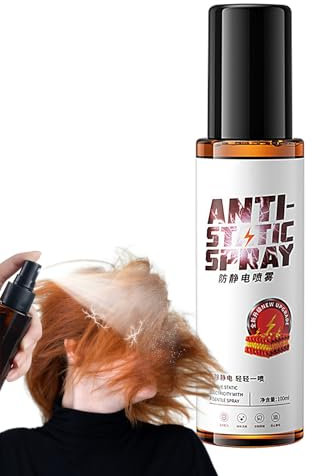 Rebistador de tela instantánea: liberación de arrugas de, anti -pegado Spritz | 5.91 pulgadas de aerosol portátiles con fórmula de ablandamiento y vida útil de 3 años, cuidado antiestático pa