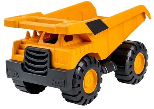 Diecast Excavator Dump Truck – Tractor Digger Toy With Bulldozer, Construction Vehicle For Boys | Realistic Sandbox Outdoor Toy Car For, Kids, Child Birthday Gift, Creative Engineering Play