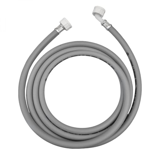 Linxor - Tuyau d'arrivée d'eau universel pour machine à laver, lave vaisselle - Gris - 4 m
