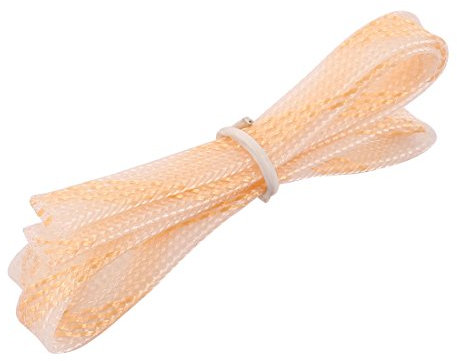 Aexit Guaina avvolgente con guaina in PET intrecciata a doppio filo da 8 mm. Lunghezza arancione trasparente 50 cm (b0ae32b754e5d7ad555d365dbffac903)