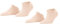 ESPRIT Uni Multipack W Sn cotone bassi tinta unita confezione di 2 paia, Calzini corti Donna, Rosa Orchid 8985, 35-38