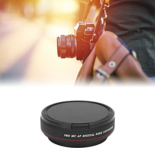 Akozon Ultra Slim Weitwinkelobjektivfilter 62mm 0,45x für Nikon DSLR-Kameras und Camcorder Kamera Weitwinkelobjektivfilter für Camcorder Fotografiefilter
