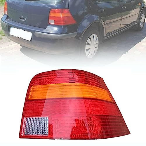 BYBEST Rücklicht Heckleuchte Rückleuchte für Golf IV MK 4 1997-2007, Auto Heckklappe Rückleuchten Linke Rechte Rücklichter Gehäuse, Right- C
