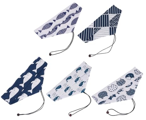 Zerodeko 5stücke Teiliges Tragbare Bestecktaschen Aus Atmungsaktivem Für Stäbchen Und Löffel Leichte Aufbewahrungstaschen Für Camping Picknick Reisen Und Alltag Modische Mustermix