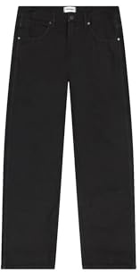 Wrangler Jeans för män, avslappnad rak passform, raka ben, Jet Wash, 34W / 32L