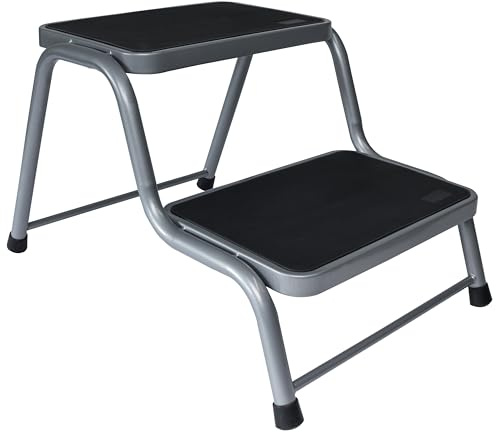 Caravan Trittstufe aus Stahl 150kg belastbar Anti-Rutsch-Trittfläche Tritt