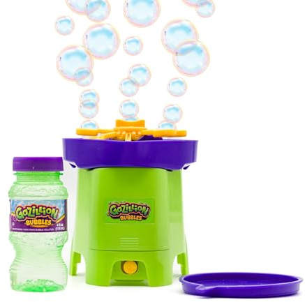 Gazillion Tiny Typhoon | Bubble Machine for Kids | Toys and Gifts for Nests, Birthdays and Outdoor Games