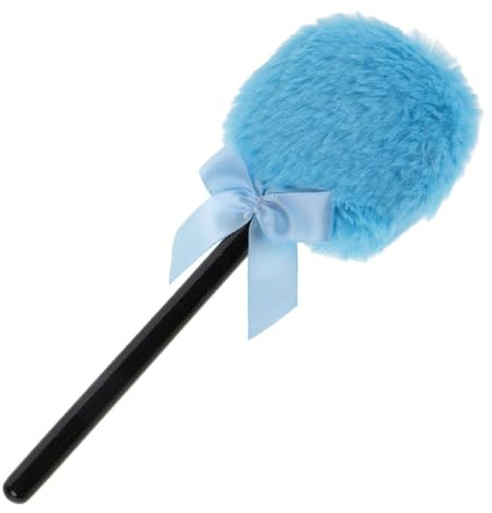 VALICLUD Puderquaste in Lollipop-form Mit Langem Griff Flauschiger Kosmetik-quaste Zum Abstauben Von Make-up Trocken-puder-tool Für Gesicht Und Körper