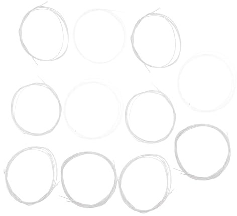 COMPUKAS 11-teiliger Oud-saiten-ersatz: Saiten Aus Versilberter Legierung Für Einen Warmen, Ausgewogenen Ton – Nylon-kupfer-mischung Für Einen Klaren, Resonanten