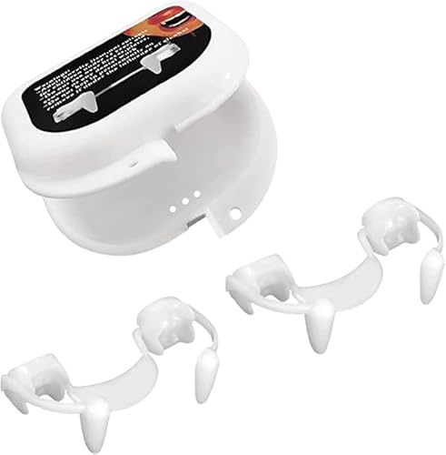 Einziehbare Vampirzähne, Neu Halloween Vampir Zähne, Vampire Teeth Fangs Halloween Make Up Accessoires für Werwolf Vampir Halloween Karneval Cosplay