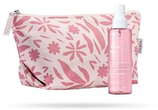 Pupa Asian Spa Kit 4, eau parfumée, corps relaxant 150 ml avec extrait de fleurs de cerisier harmonie zen. fleuri et fruité, avec la fleur de cerisier protagoniste absolue + pochettes en tissu