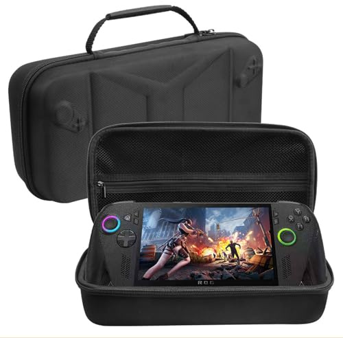 Growalleter Custodia per il trasporto per ASUS ROG Xbox Ally / Ally X, custodia rigida da viaggio multifunzionale portatile, custodia protettiva per console di gioco portatili e accessori (EVA-L)