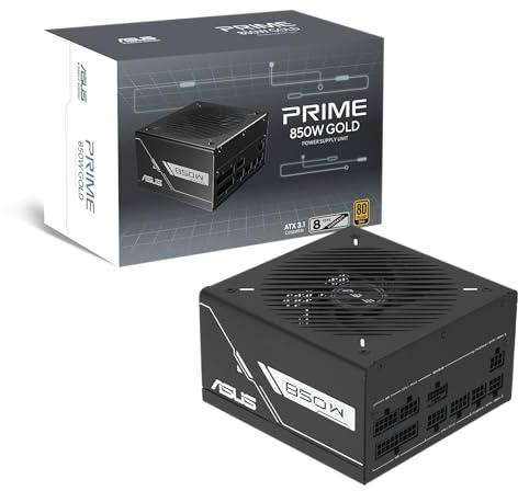 ASUS PRIME 850W GOLD, Alimentatore Modulare per PC, Nero