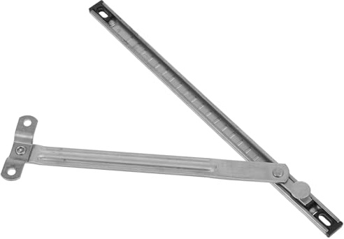STOBAZA Limitatore Apertura Finestre in Acciaio Inox Cerniera Regolabile Senza Foratura per Finestre Battente e Scorrevoli Sicurezza Domestica Barra Estensibile