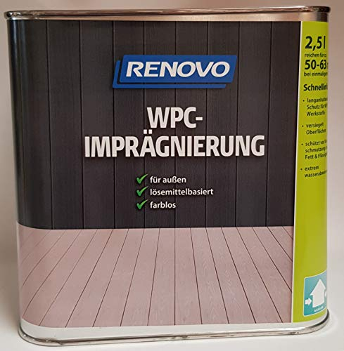 2,50 Liter RENOVO WPC Imprägnierung Farblos