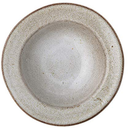 Bloomingville Teller Sandrine, grau, Keramik, 22 x 5,5 cm