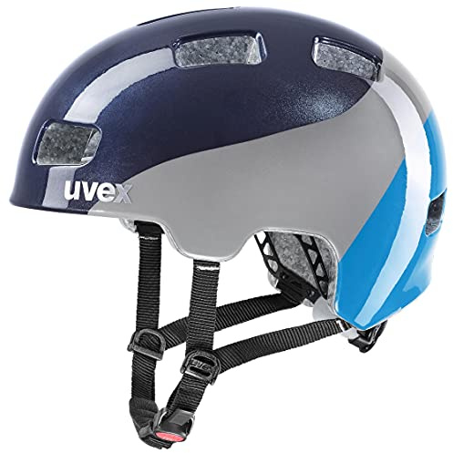 uvex hlmt 4 Kinderfahrradhelm, deep Space - Blue, 55-58 cm