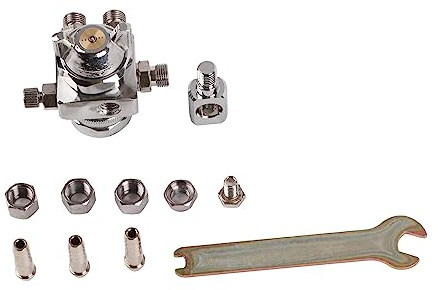 Mini pistola a spruzzo automatica, ST‑6 in acciaio inox, regolabile, 0,3 Mpa con chiave per linee di produzione (2 mm/0,08 pollici)